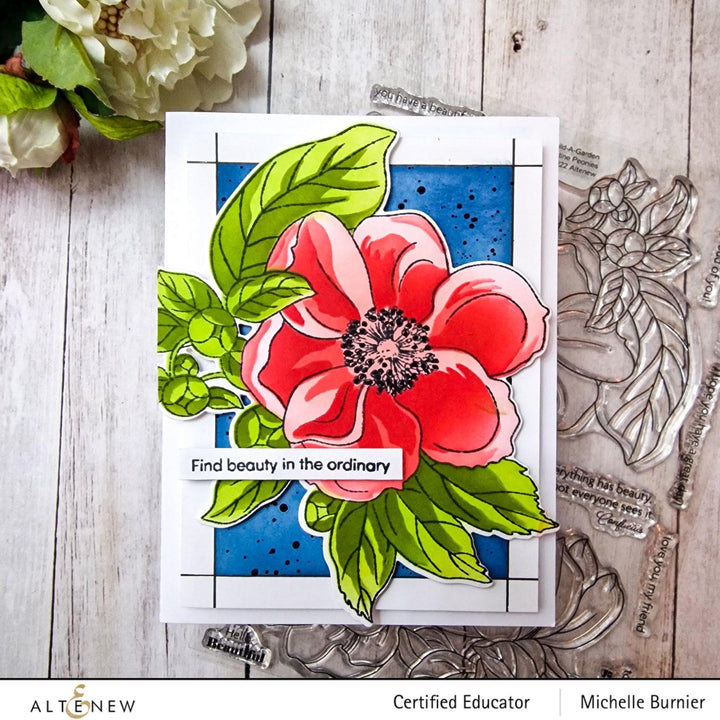 EXP Factors Dies Build-A-Garden: Pristine Peonies Add-On Die Set