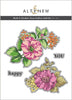 Part A-Glitz Art Craft Co.,LTD Dies Build-A-Garden: Rosa Gallica Add-On Die Set