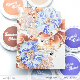 Part A-Glitz Art Craft Co.,LTD Dies Build-A-Garden: Rosa Gallica Add-On Die Set