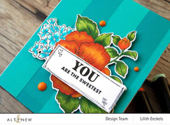 Part A-Glitz Art Craft Co.,LTD Dies Build-A-Garden: Rosa Gallica Add-On Die Set