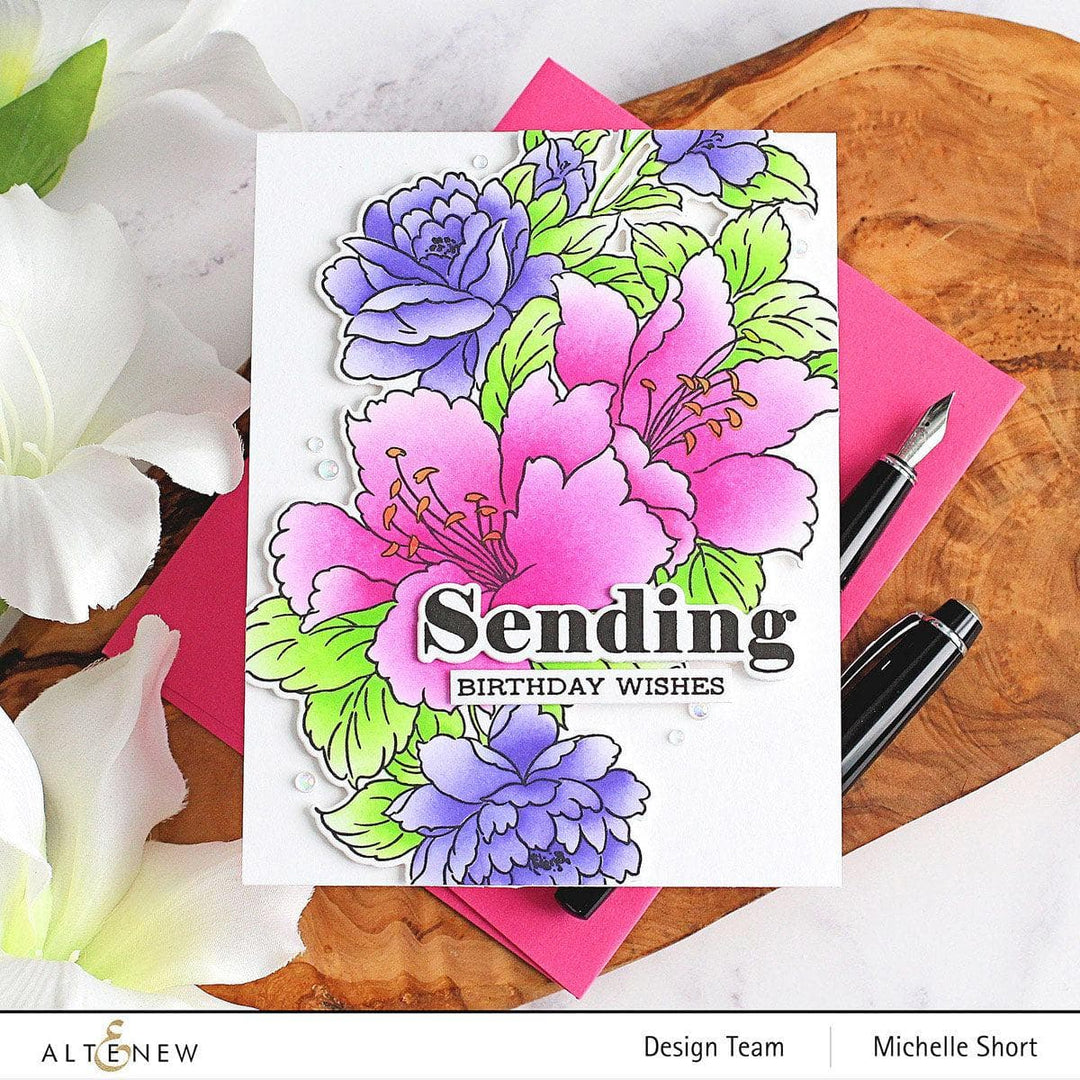 Part A-Glitz Art Craft Co.,LTD Dies Build-A-Garden: Sweet Lilies Add-on Die Set