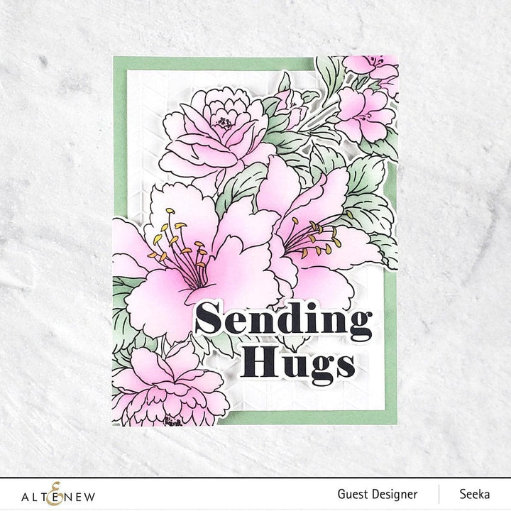 Part A-Glitz Art Craft Co.,LTD Dies Build-A-Garden: Sweet Lilies Add-on Die Set