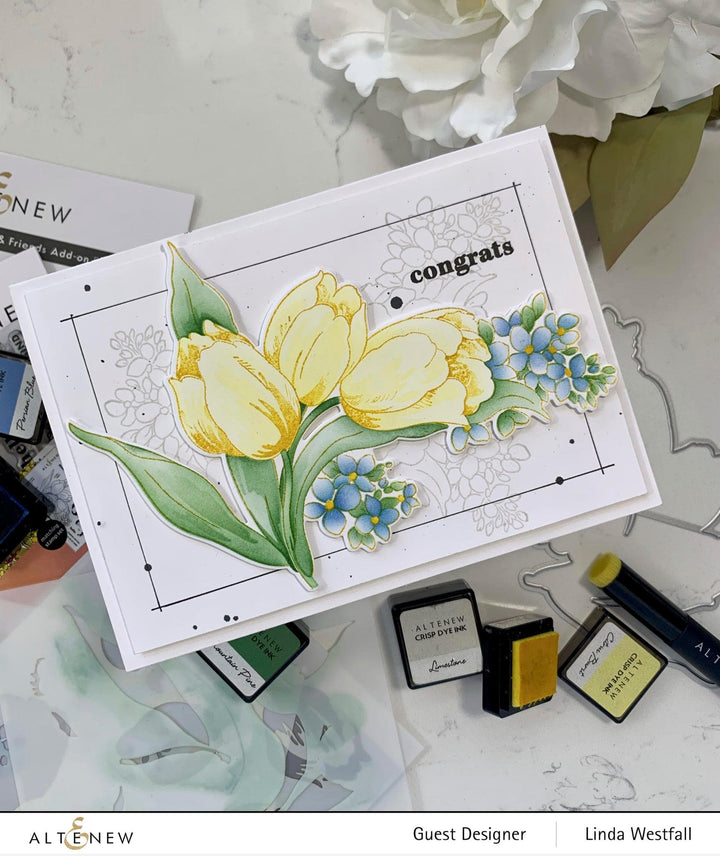 Part A-Glitz Art Craft Co.,LTD Dies Build-A-Garden: Tulips & Friends Add-on Die