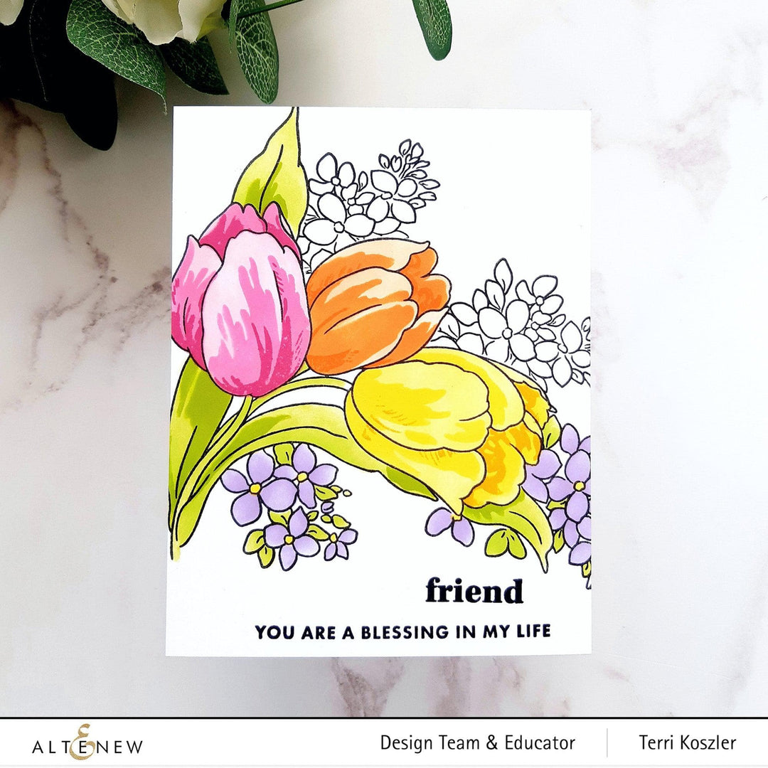 Part A-Glitz Art Craft Co.,LTD Dies Build-A-Garden: Tulips & Friends Add-on Die
