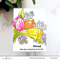 Part A-Glitz Art Craft Co.,LTD Dies Build-A-Garden: Tulips & Friends Add-on Die