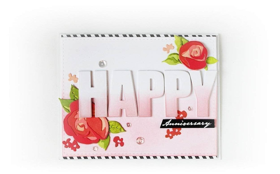 Part A-Glitz Art Craft Co.,LTD Dies Caps Bold Alphabet Die Set