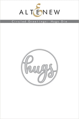 Part A-Glitz Art Craft Co.,LTD Dies Circled Greetings: Hugs Die