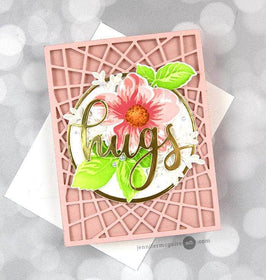 Part A-Glitz Art Craft Co.,LTD Dies Circled Greetings: Hugs Die