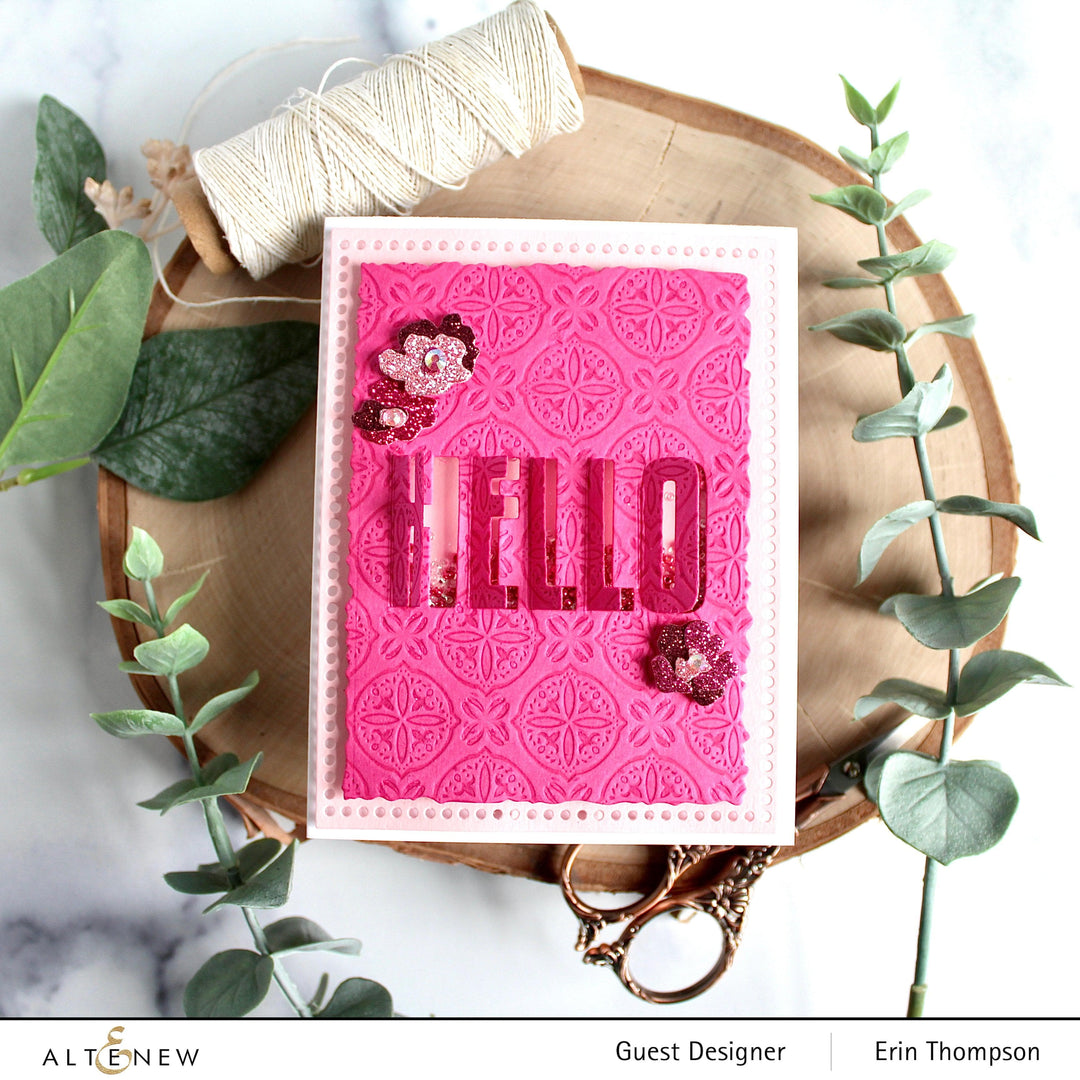 Part A-Glitz Art Craft Co.,LTD Dies Color Pop Hello Die