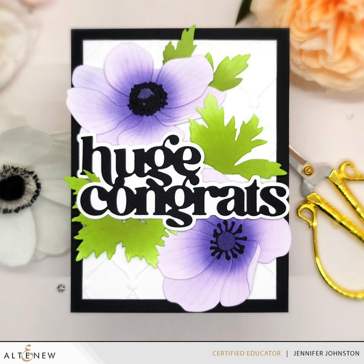 Craft-A-Flower: Anemone Blue Poppy Layering Die Set