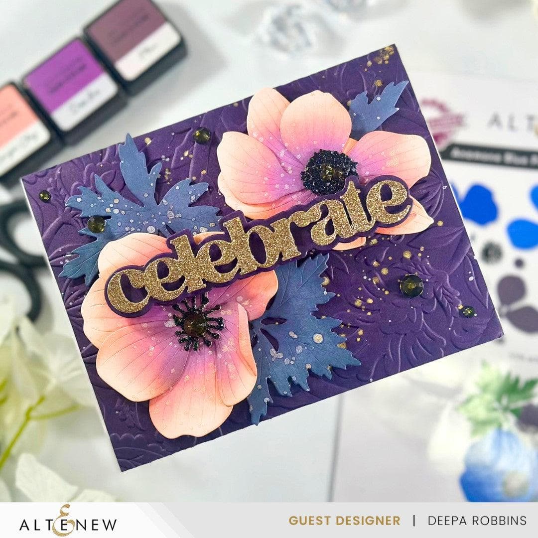 Craft-A-Flower: Anemone Blue Poppy Layering Die Set