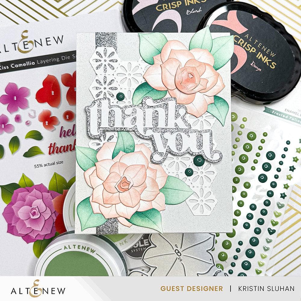 Craft-A-Flower: April Kiss Camellia Layering Die Set