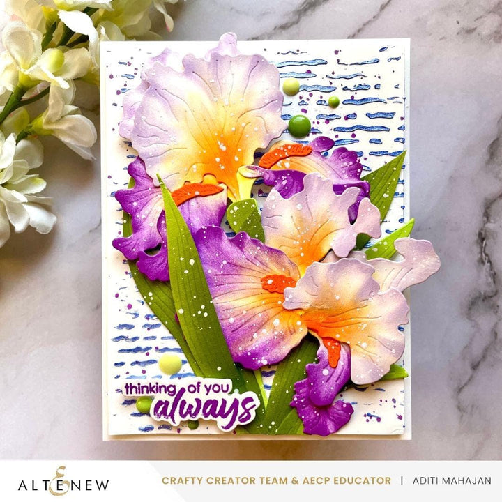 Craft-A-Flower: Bearded Iris Layering Die Set