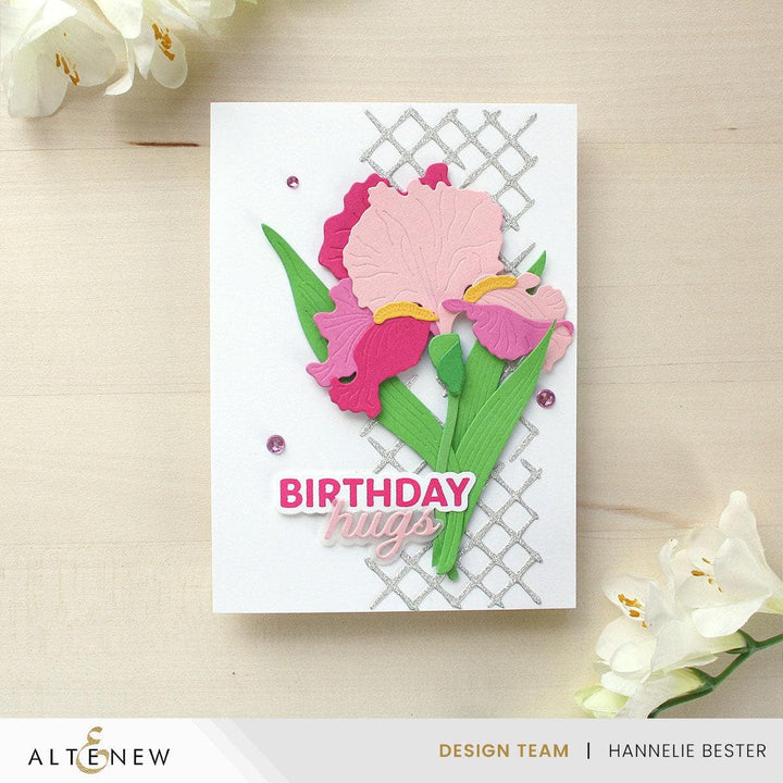 Craft-A-Flower: Bearded Iris Layering Die Set