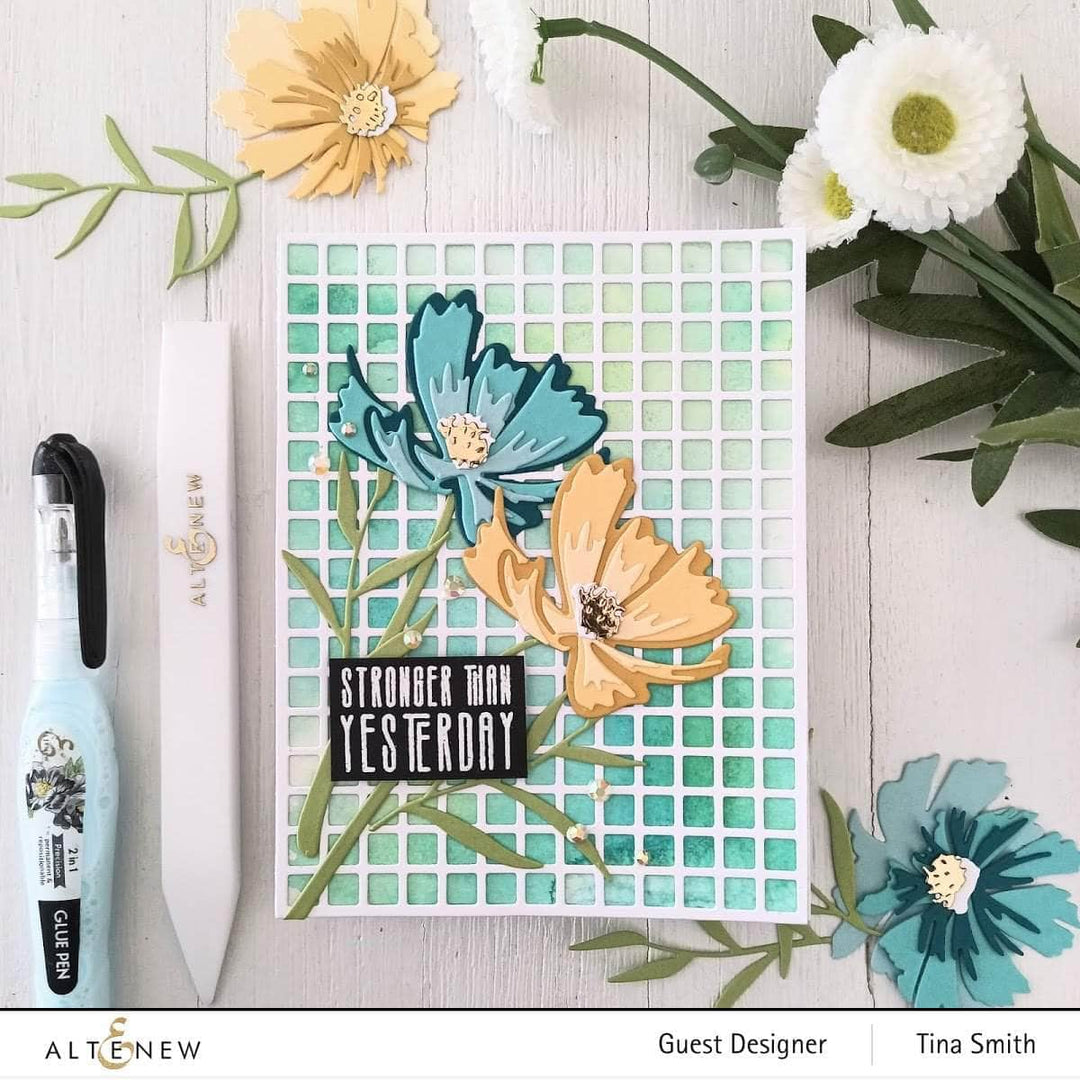 Part A-Glitz Art Craft Co.,LTD Dies Craft-A-Flower: Cosmos Layering Die Set