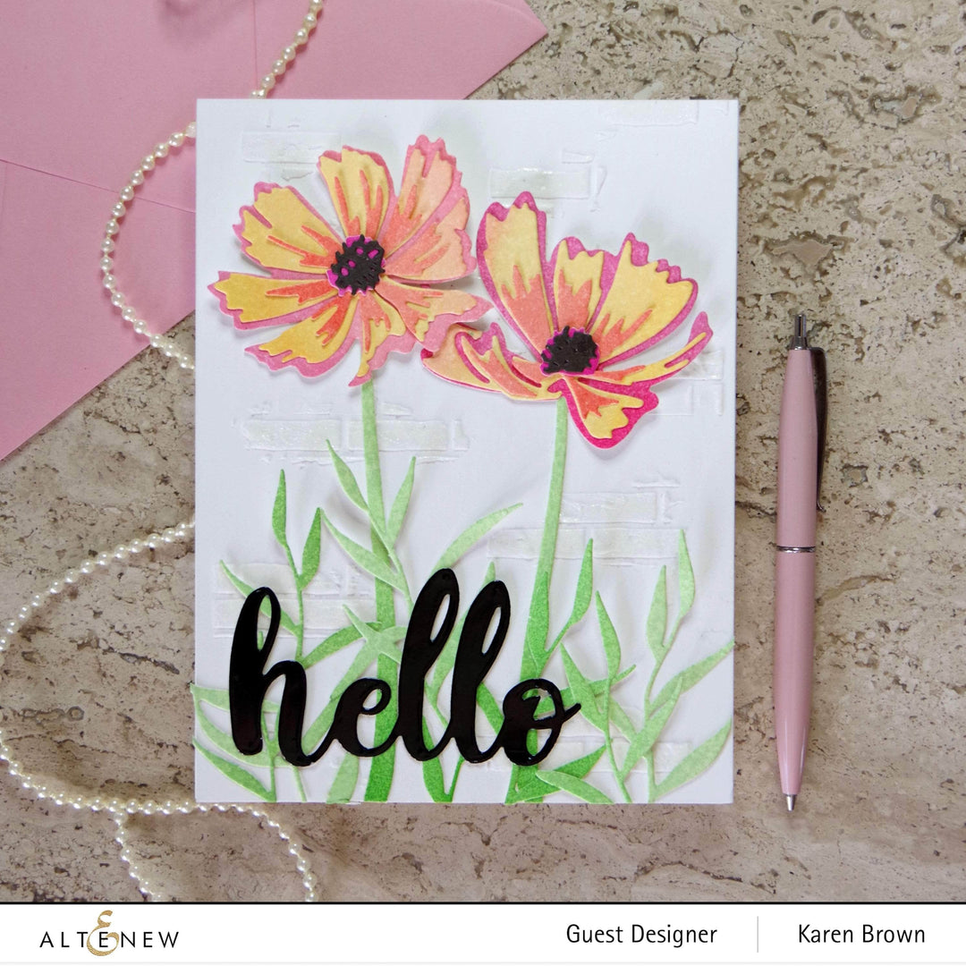 Part A-Glitz Art Craft Co.,LTD Dies Craft-A-Flower: Cosmos Layering Die Set