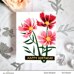 Part A-Glitz Art Craft Co.,LTD Dies Craft-A-Flower: Cosmos Layering Die Set