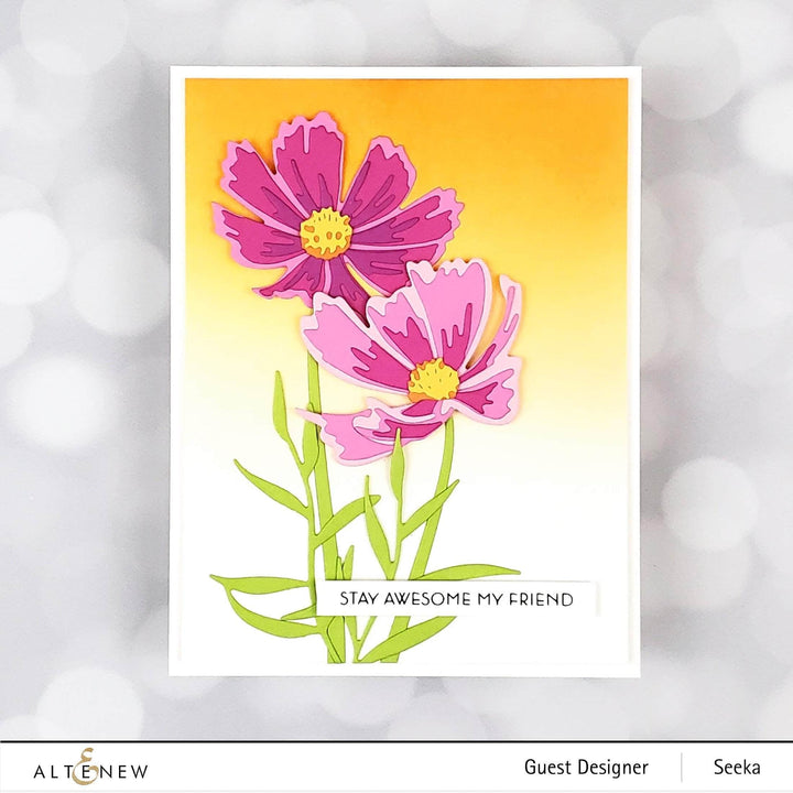 Part A-Glitz Art Craft Co.,LTD Dies Craft-A-Flower: Cosmos Layering Die Set
