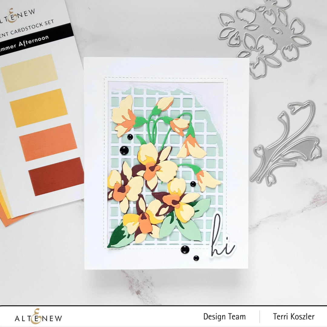 Part A-Glitz Art Craft Co.,LTD Dies Craft-A-Flower: Dendrobium Orchid Layering Die Set