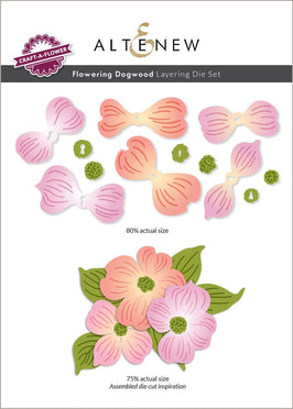 Part A-Glitz Art Craft Co.,LTD Dies Craft-A-Flower: Flowering Dogwood Layering Die Set