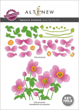 Craft-A-Flower: Japanese Anemone Layering Die Set