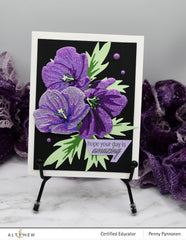 Part A-Glitz Art Craft Co.,LTD Dies Craft-A-Flower: Orion Geranium Layering Die Set