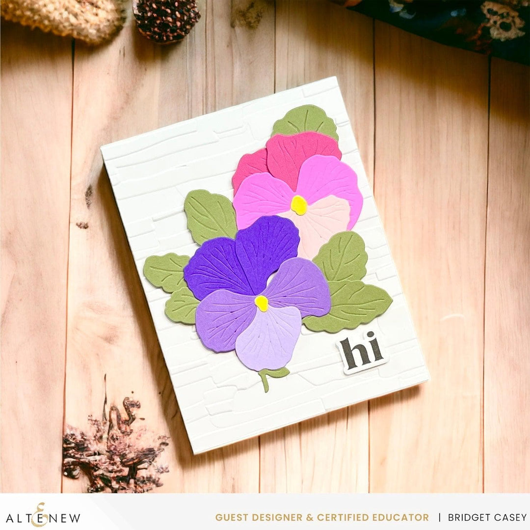 Craft-A-Flower: Pansies Layering Die Set