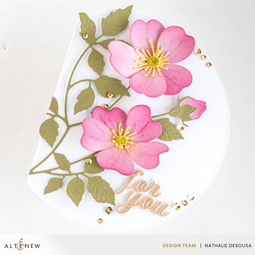 Craft-A-Flower: Prairie Roses Layering Die Set