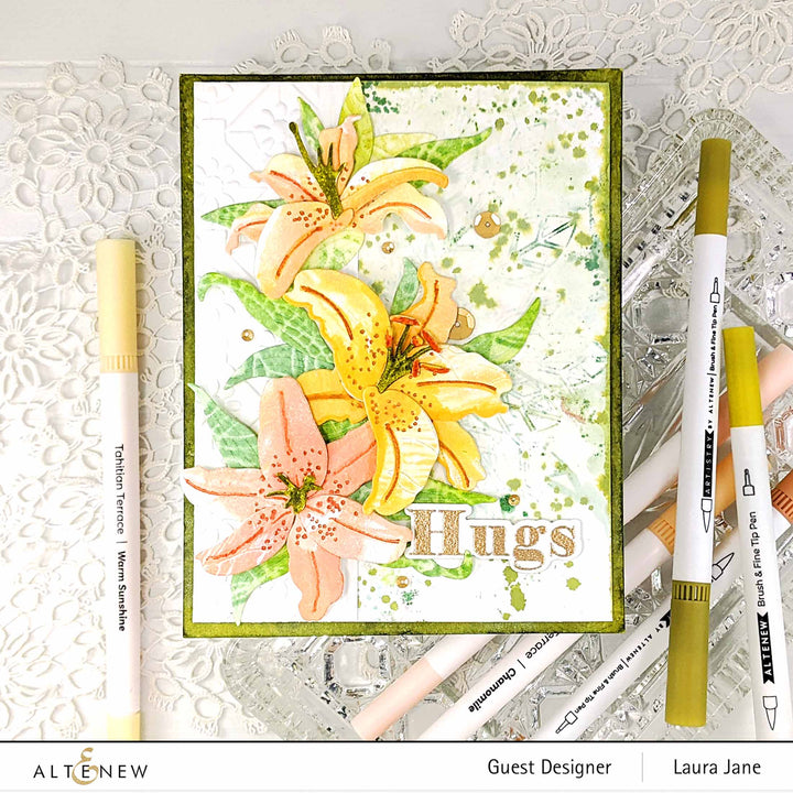 Part A-Glitz Art Craft Co.,LTD Dies Craft-A-Flower: Stargazer Lily Layering Die Set