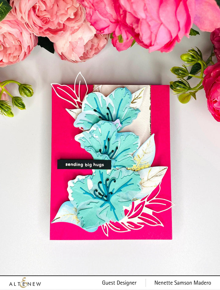 Part A-Glitz Art Craft Co.,LTD Dies Craft-A-Flower: Sunburst Azalea Layering Die Set