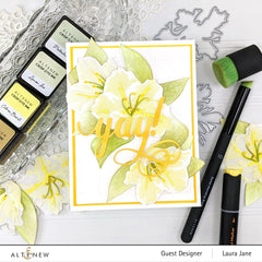 Part A-Glitz Art Craft Co.,LTD Dies Craft-A-Flower: Sunburst Azalea Layering Die Set