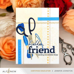 Craft Your Life Project Kit: Stitched With Love Add-On Die Set