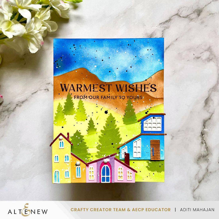 Creative Cuts: Cozy Homes Layering Die Set