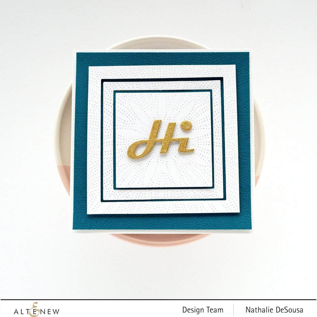 Part A-Glitz Art Craft Co.,LTD Dies Dotted Starburst Debossing Cover Die