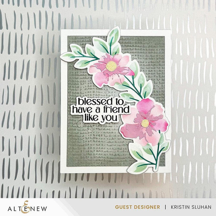 Dynamic Duo: Painted Blossoms Add-On Die Set