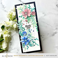 Dynamic Duo: Painted Floral Swag Add-on Die Set