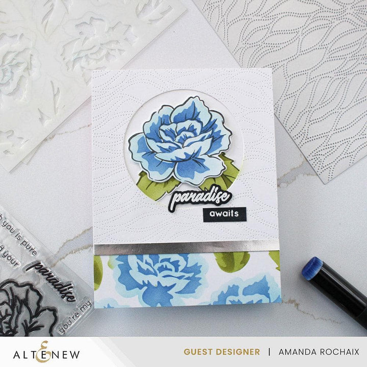 Part A-Glitz Art Craft Co.,LTD Dies Dynamic Duo: Paradise Flowers Add-On Die Set