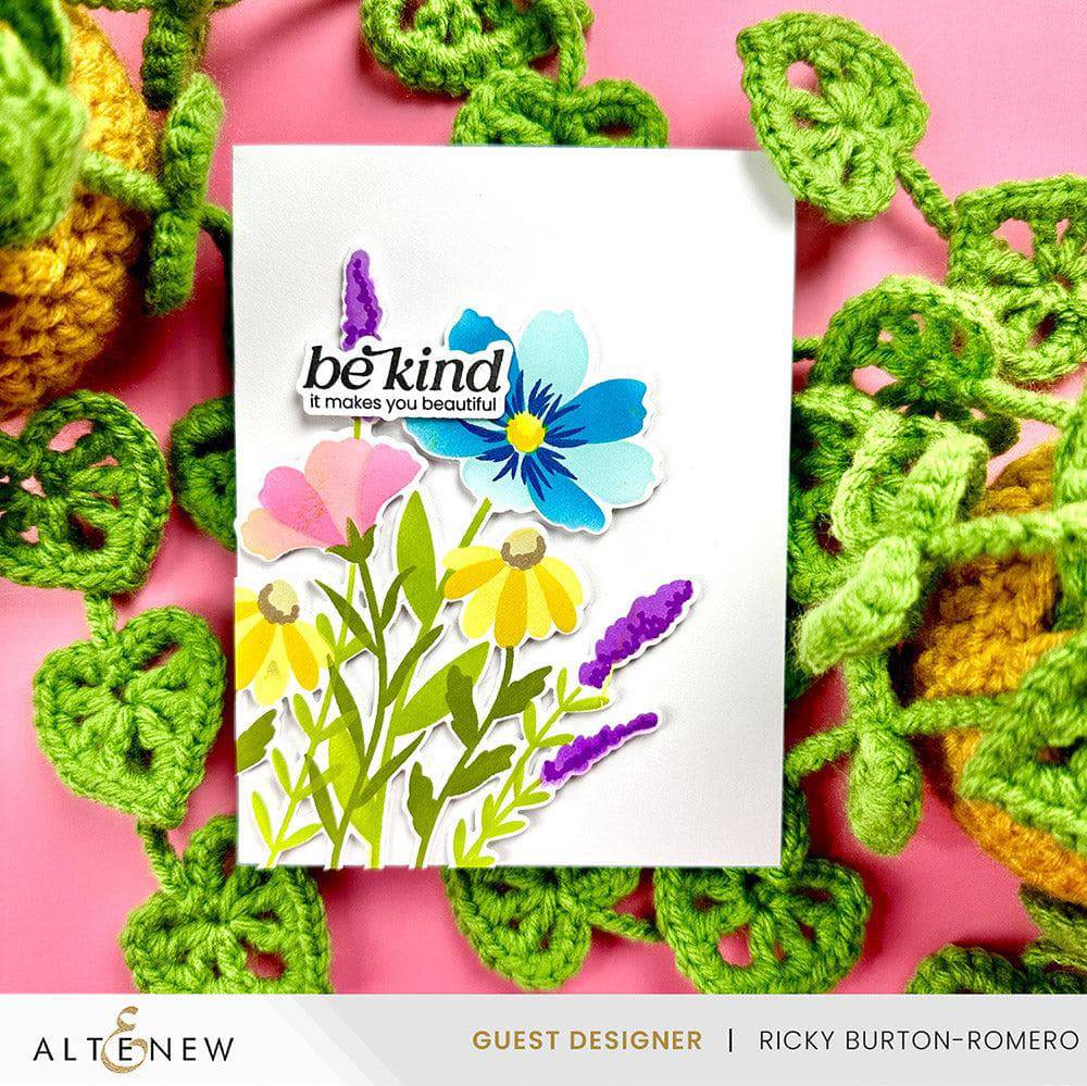 Part A-Glitz Art Craft Co.,LTD Dies Dynamic Duo: Wildflower Bouquet Add-On Die Set