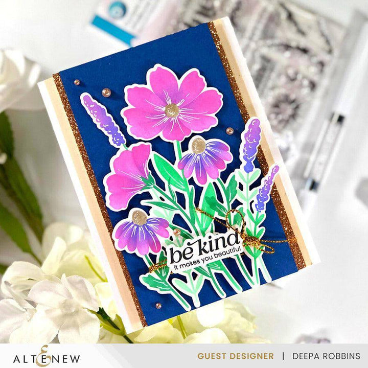 Part A-Glitz Art Craft Co.,LTD Dies Dynamic Duo: Wildflower Bouquet Add-On Die Set