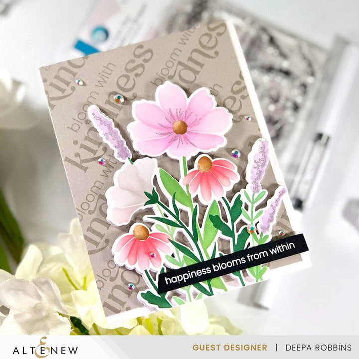 Part A-Glitz Art Craft Co.,LTD Dies Dynamic Duo: Wildflower Bouquet Add-On Die Set