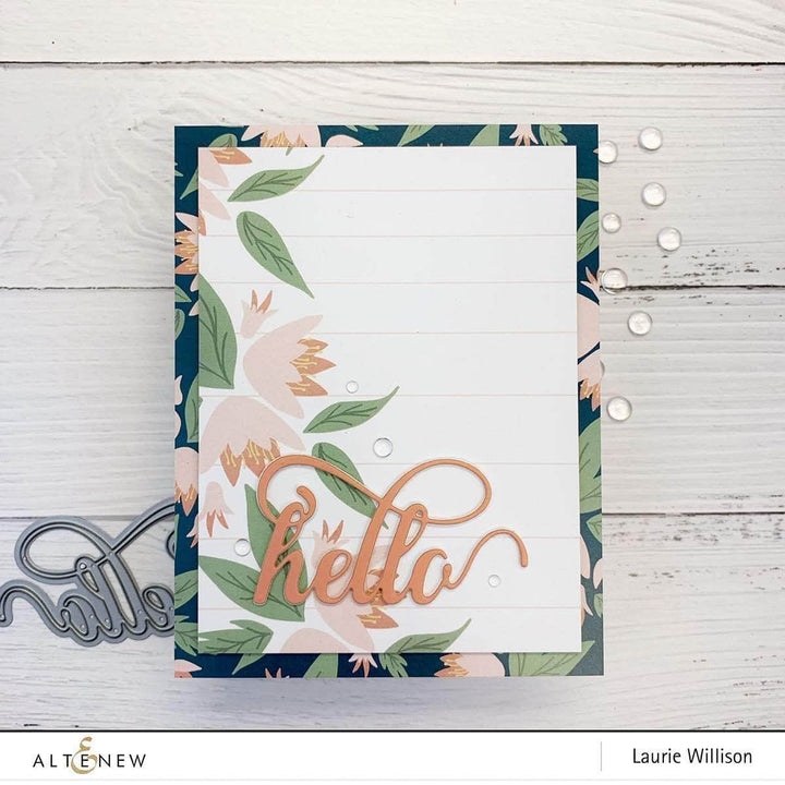 Part A-Glitz Art Craft Co.,LTD Dies Fancy Hello Die