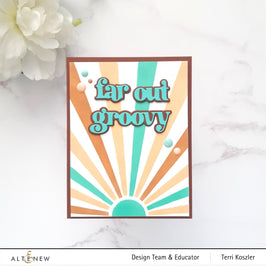 Part A-Glitz Art Craft Co.,LTD Dies Far Out Phrases Die Set