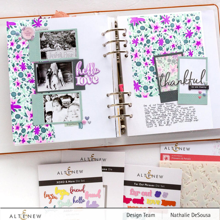 Part A-Glitz Art Craft Co.,LTD Dies Far Out Phrases Die Set