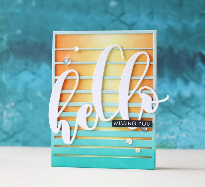 Part A-Glitz Art Craft Co.,LTD Dies Gradient Stripes Cover Die