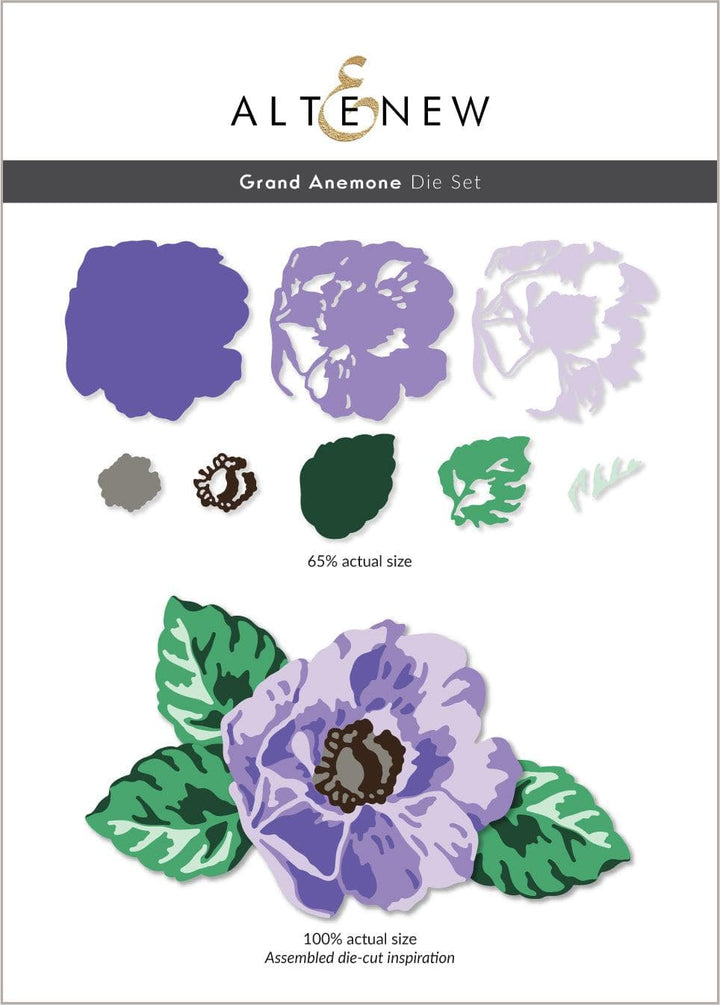 Part A-Glitz Art Craft Co.,LTD Dies Grand Anemone Die Set