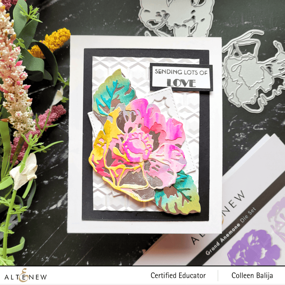 Part A-Glitz Art Craft Co.,LTD Dies Grand Anemone Die Set