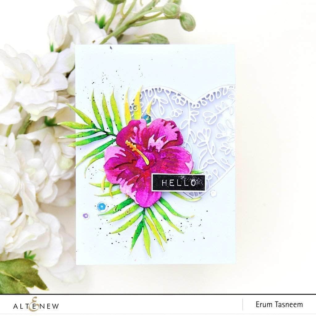 Part A-Glitz Art Craft Co.,LTD Dies Hibiscus Garden 3D Die Set