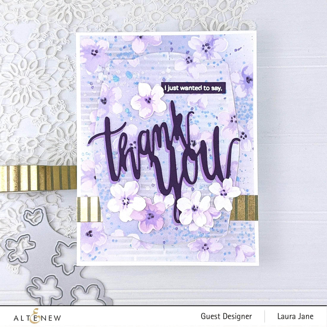 Part A-Glitz Art Craft Co.,LTD Dies Hill Blossoms Die Set