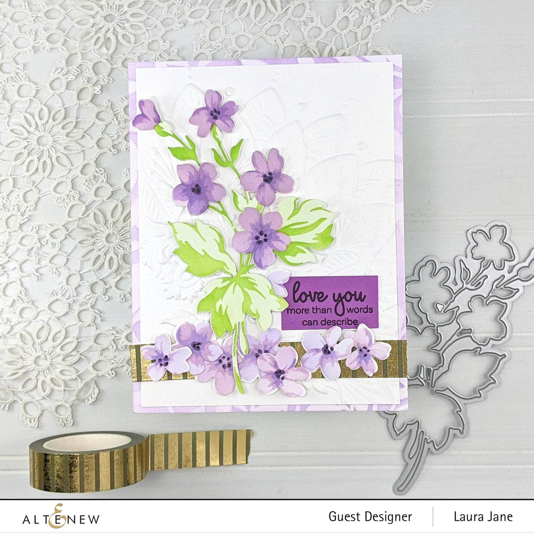 Part A-Glitz Art Craft Co.,LTD Dies Hill Blossoms Die Set