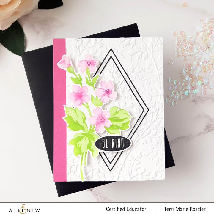Part A-Glitz Art Craft Co.,LTD Dies Hill Blossoms Die Set